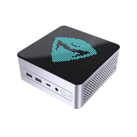 Mini PC Machenike Mini GTX AMD R9-7940H WIFI 6, Preto e Cinza - Mini GTX-7940H