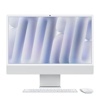 IMac Apple Tela Retina 24" 4.5K Vidro Nano-Texture, Chip M4, CPU 10 Núcleos, GPU 10 Núcleos, Neural Engine de 16 Núcleos, 16GB RAM, 256GB SSD, Prata - MD3H4BZ/A