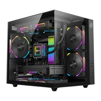 Gabinete Gamer Kalkan Midgard, Mid Tower, Micro-ATX, Lateral em Vidro Temperado, Sem FANs, Preto - KLK00039