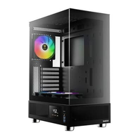 Gabinete Gamer Gamdias Atlas E1, Mid Tower, ARGB, ATX, Lateral em Vidro Temperado, Preto - ATLAS E1