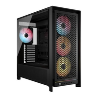 Gabinete Gamer Corsair 5000D RS ARGB, Mid Tower, E-ATX, Lateral em Vidro temperado, 4x FANs, Preto - CC-9011309-WW
