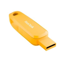 Pen Drive SanDisk 256GB, Tipo C e Tipo A, Amarelo - SDDDC6-256G-G46YD