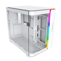 Gabinete Gamer Montech King 95, Mid-Tower, ATX, Vidro Duplo Temperado, Sem Fans, Branco - KING95WH