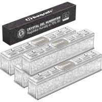 Pre-Filled Cigar Humidifier 4-Pack Crystal Gel for 65-70% Humidity, Humidor Accessories