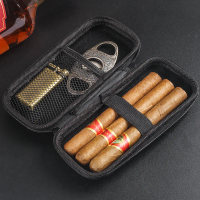1pc Portable Cigar Travel Case EVA Light weight Cigar Holder Bag Zipper Carrying Case for Cigar Accessories Cool Gadget 2026