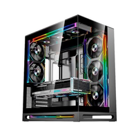 Gabinete Gamer Liketec Cygnus Dark, ATX, Mid Tower, Vidro Temperado, Preto - LT-GB-CYGNUS-DARK-V1