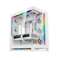 Gabinete Gamer Liketec Cygnus Snow, ATX, Mid Tower, Vidro Temperado, Branco - LT-GB-CYGNUS-SNOW-V1