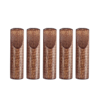 10Pcs 8mm Wood Cigarette Mouthpiece Solid Wood Filter Tip Hand Rolling Cigarette Holder Smoking Accessories