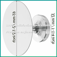 Espresso Shot Mirror for Bottomless Portafilters, Stainless Steel Coffee Extraction Reflective Observation Mirror-A07G