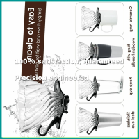 Pour over Coffee Dripper Coffee Filter for 1-4 Cups Reusable Coffee Maker Heat- Glass Coffee Cone-A07G