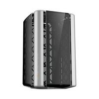 Gabinete Gamer Geometric Future Model 2, Mid Tower, ATX, Lateral em Vidro Temperado, Cinza - GEO-M2-GG