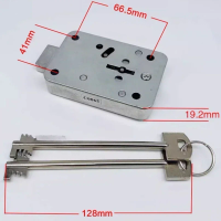 Vault Door Lock Double Lock Bank Management Lock Double Key Cylinder Anti-theft Double Cylinder
