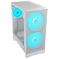Gabinete Gamer Cougar MX610, Mid Tower, E-ATX, Lateral em Vidro Temperado, com 3 Fans, Branco - 385VA40.0002