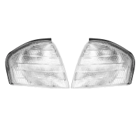 For Mercedes Benz C Class W202 1994-2000 Pair Corner Lights Turn Signal Lamps 2028261143 2028261243