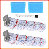 Replacement Brush Roller for IFloor Wet Dry Cordless Vacuum Cleaner, 2 Pack Roller Brush +2 Pre-Filter Foam-A68X