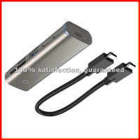 USB Hub USB-A(Gen2)+2xUSB-C(Gen 2)+ SD/TF 3.0 Hub for Laptop Multi Splitter Adapter PC Computer Accessories-A63M
