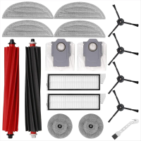 A62X For Roborock S8 Maxv Ultra Vacuum Robot Spare Parts Main Side Brush Hepa Filter Mop Cloth Dust Bags Accessories