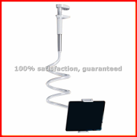 High-Quality Mobile Phone Stand Lazy Bedside Tablet Holder Desktop Cantilever Bracket Live Streaming for 10-12.9In White-ABAM