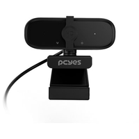 Webcam Pcyes Raza Fhd-Af01, Full HD, 1080P, 60Fps, Foco Automático, Com Microfone, Preto - Rzfhdaf01