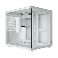 Gabinete Gamer Bluecase Pure BG-064, Micro-ATX, Mini-ITX, Lateral em Vidro, USB 3.0, Sem Fonte, Branco - BG-064WBX