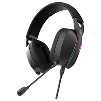 Headset Gamer Pcyes Nowy Black Vulcan, RGB, USB Surround, Driver 40Mm, Microfone Destacável, Preto - Hgnw40Bv