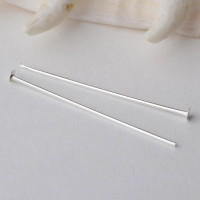925 Sterling Silver Flat Head Pins, Silver T-pin For Jewelry Making Findings