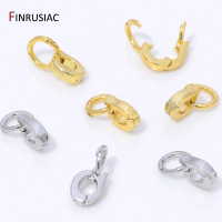 14K Gold Plated Brass Enhancer Pendant Bails Connector for Jewelry Making,Bail for Jewelry,DIY Necklace Bracelet Making Supplies