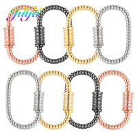 Juya DIY Decoration Carabiner Fastener Spring Lobster Screw Locket Clasps Accessories For Keychain Necklace Making