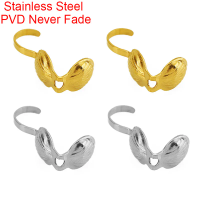 20pcs Never Fade PVD Stainless Steel Necklace Connectors Crimp Beads End Clasps Hooks Beading Supplies Jewelry Bracelet Making
