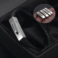 1Pc Durable Stainless Steel Bayonet Clasp 4mm 5mm 6mm Hole Push Lock DIY Leather Bracelet Snap Clasps Jewelry Making Supplies