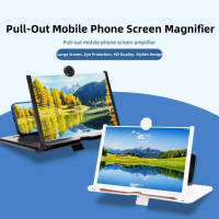 10 Inch/12 Inch Mobile Phone Screen Amplifier High Definition Phone Screen Video Magnifier Stand Bracket