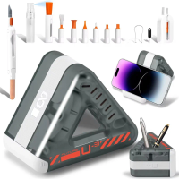All-in-One Cleaning Kit Keyboard Brush for iPhone Airpods Phone Slot Charging Port Earphone Laptop Camera Lens Cleaning Stick W