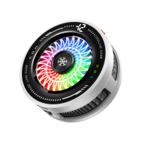 4 Modes Magnetic Mobile Phone Cooler Large Heat Dissipation Area LED Light Cooling Fan Cellphone Radiator RGB Colorful Light