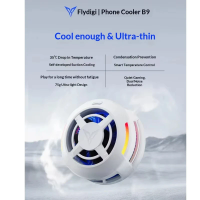 Flydigi B9 Magnetic Semiconductor Phone Cooler Ultra Light 75g Quiet For Phone Ipad Redmagic Black Shark Gaming Live Streaming