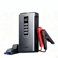 UGREEN 10000mAh 4-in-1 Emergency Car Battery Jump Starter with Tire Inflator Air Pump Power Bank LED Light for Car Motorcycle