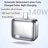140W Fast Charger Phone Adapter Physical Full Charge Disconnector Automatically Cuts Power Ejects Phone When Fully Charged