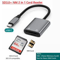 Type C Nano Memory Card Reader Huawei NM Card Adapter USB-C SD Card Reader for Nova Honor Data Transfer Speed up to 90MB/S