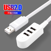 Multi-Port USB Cable Extension Charger Wire 3 in 1 Hub Adapter USB Charger Charging Converter 0.3M/1.2M