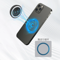 Magnetic Selfie Mirror for iPhone 15 14 13 12 Samsung, HD Rear Camera Vlog Photo Video Live Streaming Photography Tool