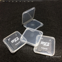 10pcs Memory Card Case Box Protective Case for SD SDHC MMC XD CF Card Transparent