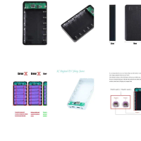 E74D 6x18650 for Case External Battery Storage Box for Shell For Charging Phone Portable Battery fo