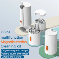 32-in-1 magnetic multi-functional soft brush for cleaning the charging ports' gaps of headphones AirPods / iPhone