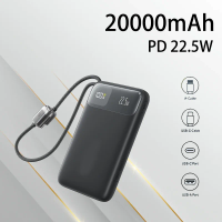 Portable Fast Charging Power Bank 20000mAh New Arrival Large Capacity Emergency Mobile Power For Camping Travel Daily Use