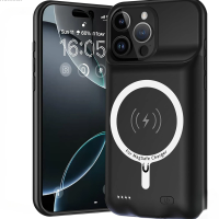 Battery Case for iPhone 16 Pro Max Portable Charging Case with Wireless Charging for Magsafe with CarPlay Battery Pack 7000mAh