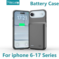 Xilecaly Portable Battery Case for iPhone 17 16 Pro Max 15Pro 13 14 12 mini Charging Case Battery Pack For iphone 7 8 6s SE 2 3