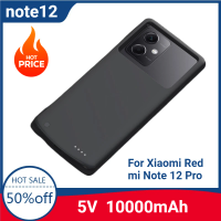 10000mAh For Xiaomi Redmi Note 12 Pro 5G External Battery Cases Portable Power Bank Cover For Redmi Note 12 Pro Powerbank Case