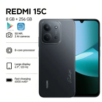 2026 new Redmi 15C 5G 8+256GB Ultra-Slim Long-Lasting Smartphone Smart Camera Technology Mobile Phone