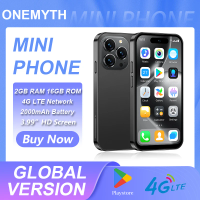 ONEMYTH M17 Pro Mini Smartphone 2026, 4.0" HD Full Screen 4G LTE , Android 12 Small Cell Phone, Dual SIM Standby, Pocket Size