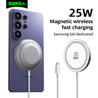 Bonola Magnetic Wireless Charger 25W for Galaxy S26 Ultra 15W Fast Charging for S25/S24/S23/S22 Ultra/Plus Magnetic Charging Pad