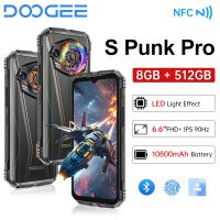 Global version DOOGEE Spunk Pro Rugged Phone 6.6" 90Hz 20GB+512GB Mobile Phone 10800mAh 50MP Camera Smartphones Android 14 NFC